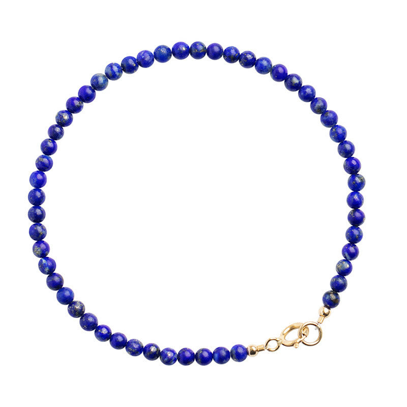 Buddha Stones, kleines Lapislazuli-Armband mit ultradünnen Perlen - image 11