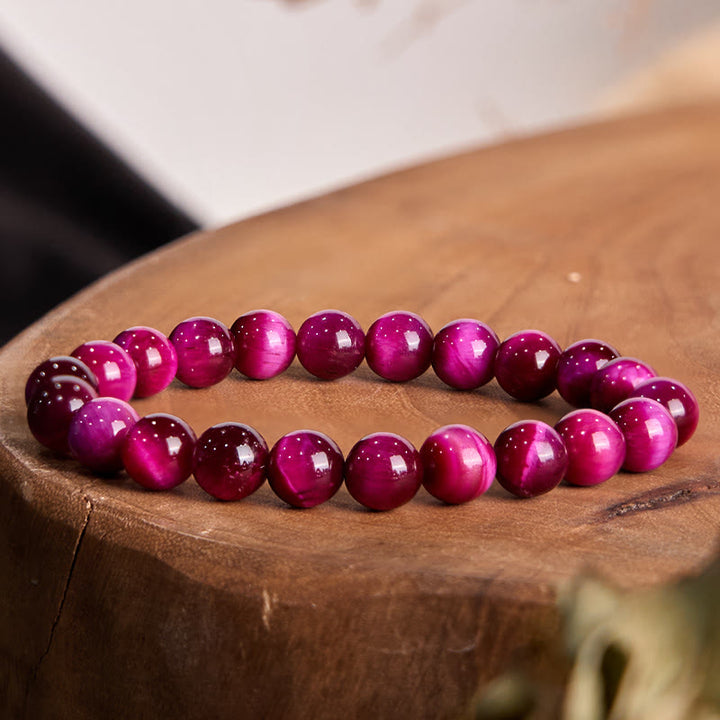 Buddha Stones Rotes Tigerauge Ruhearmband