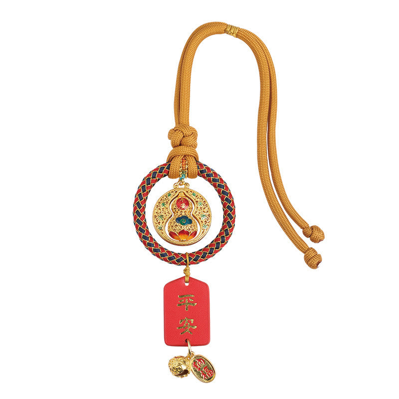 Buddha Stones Kürbis Fu Charakter Sicher Und Gut Glück Auto Hängende Dekoration