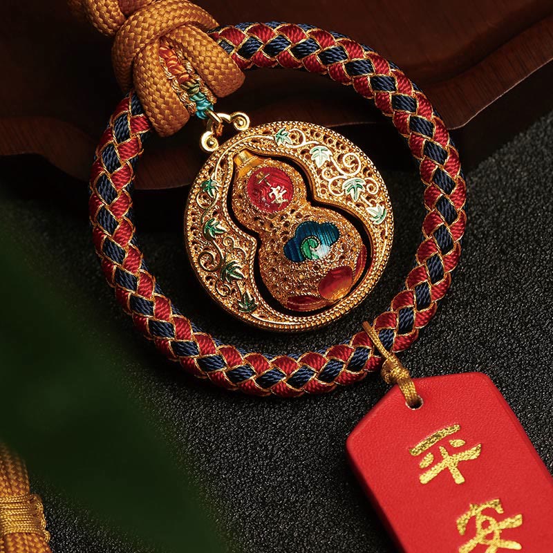 Buddha Stones Kürbis Fu Charakter Sicher Und Gut Glück Auto Hängende Dekoration