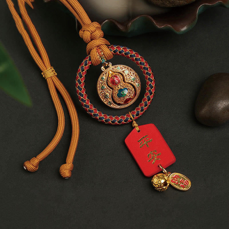 Buddha Stones Kürbis Fu Charakter Sicher Und Gut Glück Auto Hängende Dekoration