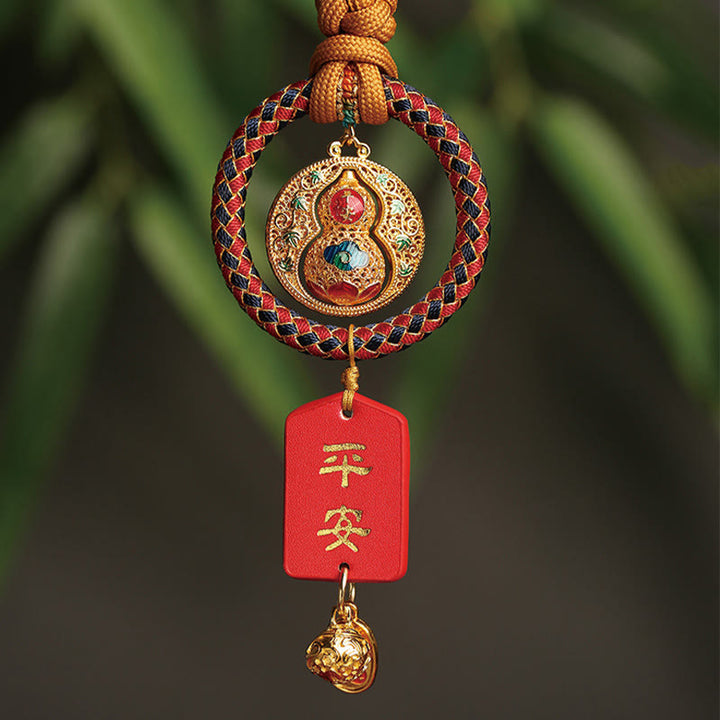 Buddha Stones Kürbis Fu Charakter Sicher Und Gut Glück Auto Hängende Dekoration