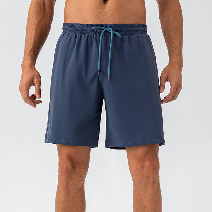 Buddha Stones Herren-Shorts, lässig, atmungsaktiv, locker, Nylon, schnelltrocknend, mit Taschen