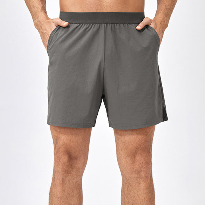 Buddha Stones Herren-Shorts, lässig, locker, Nylon, schnelltrocknend, mit Taschen