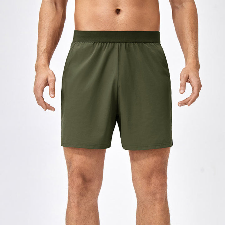 Buddha Stones Herren-Shorts, lässig, locker, Nylon, schnelltrocknend, mit Taschen