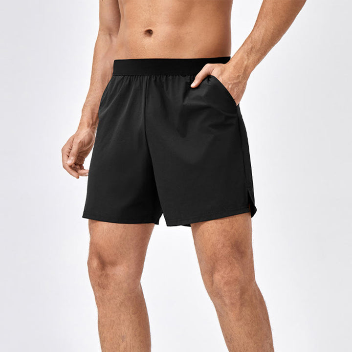 Buddha Stones Herren-Shorts, lässig, locker, Nylon, schnelltrocknend, mit Taschen
