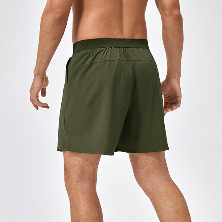 Buddha Stones Herren-Shorts, lässig, locker, Nylon, schnelltrocknend, mit Taschen