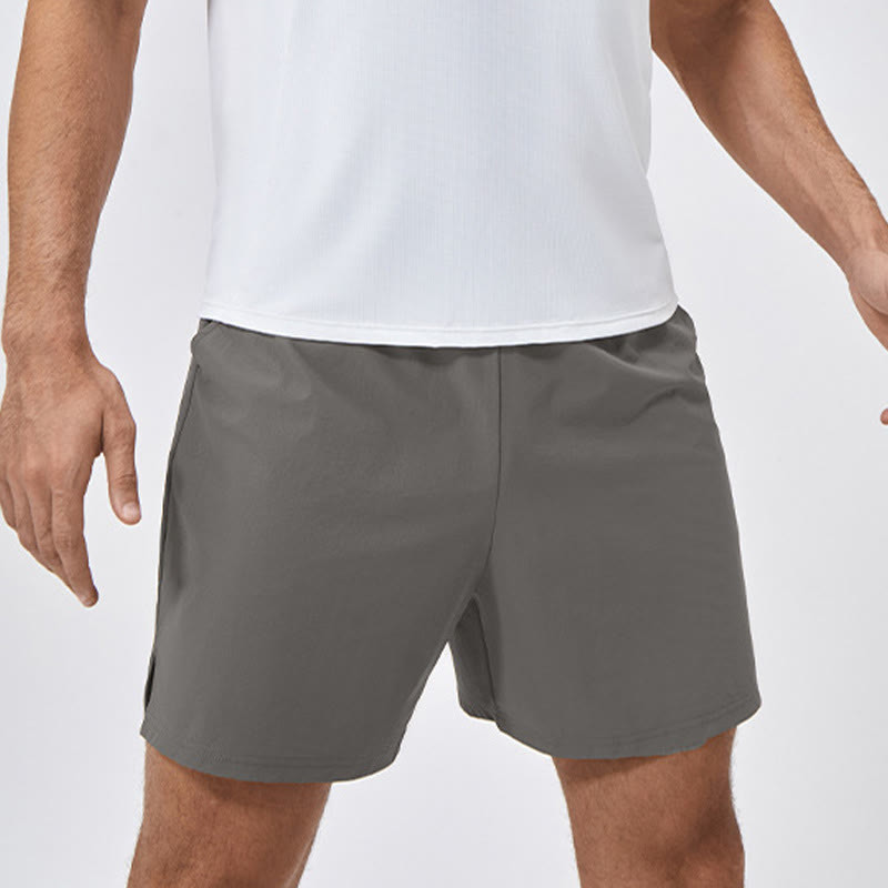 Buddha Stones Herren-Shorts, lässig, locker, Nylon, schnelltrocknend, mit Taschen