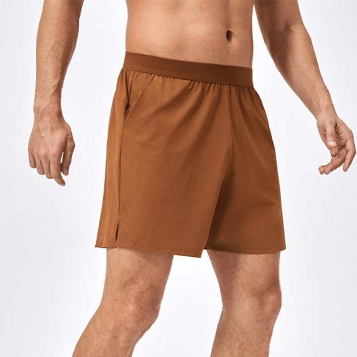 Buddha Stones Herren-Shorts, lässig, locker, Nylon, schnelltrocknend, mit Taschen