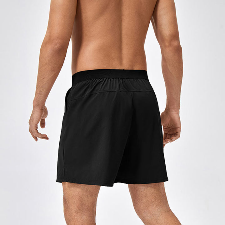 Buddha Stones Herren-Shorts, lässig, locker, Nylon, schnelltrocknend, mit Taschen
