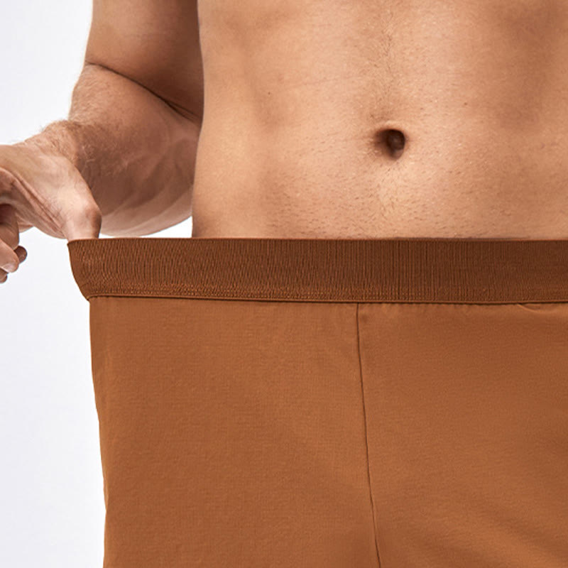 Buddha Stones Herren-Shorts, lässig, locker, Nylon, schnelltrocknend, mit Taschen
