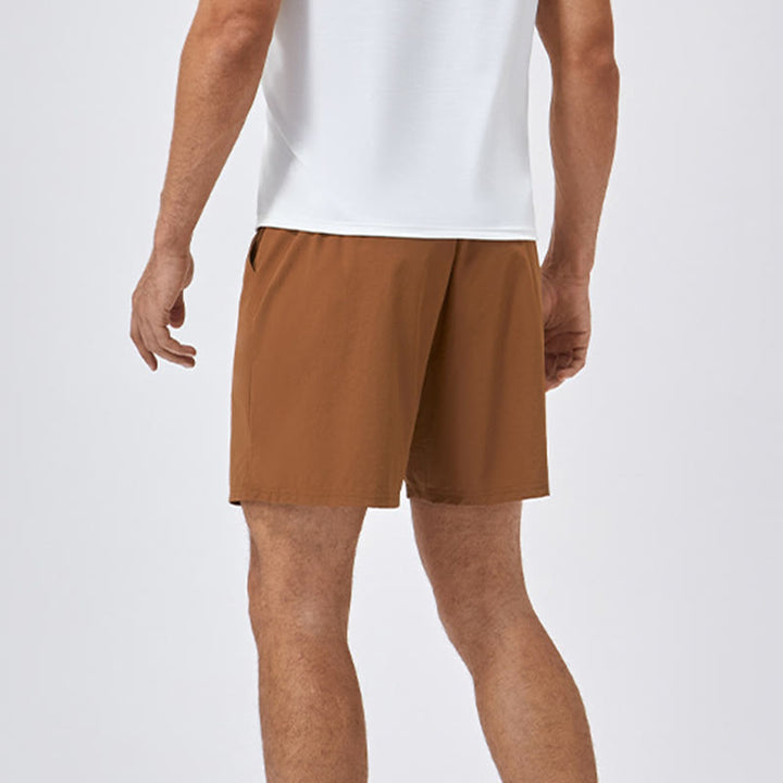 Buddha Stones Herren-Shorts, lässig, locker, Nylon, schnelltrocknend, mit Taschen