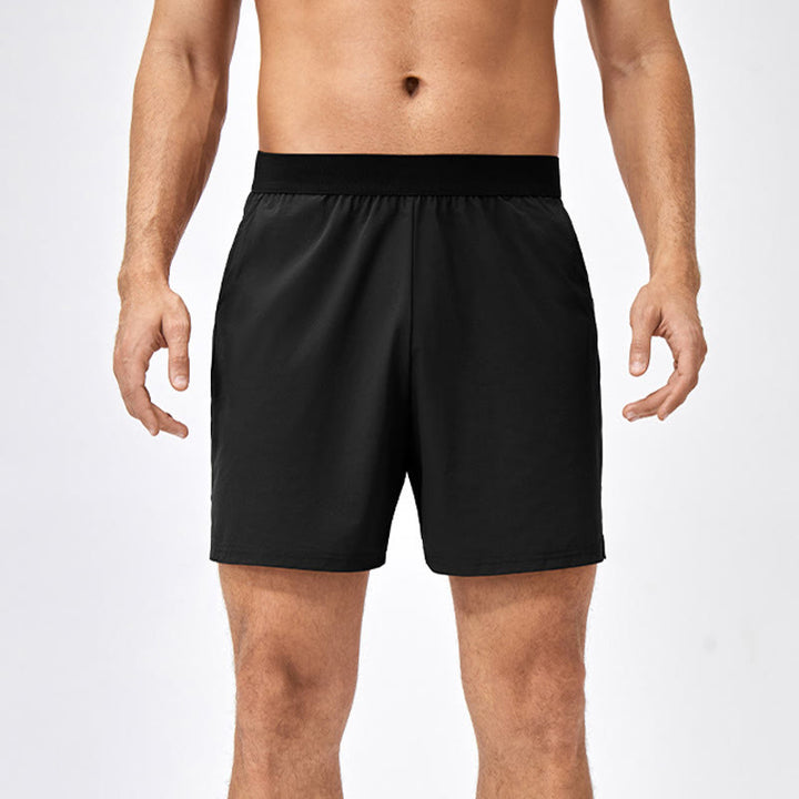 Buddha Stones Herren-Shorts, lässig, locker, Nylon, schnelltrocknend, mit Taschen