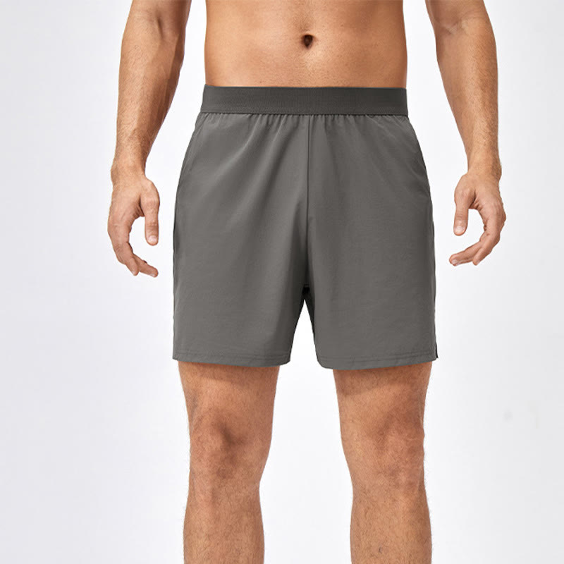 Buddha Stones Herren-Shorts, lässig, locker, Nylon, schnelltrocknend, mit Taschen