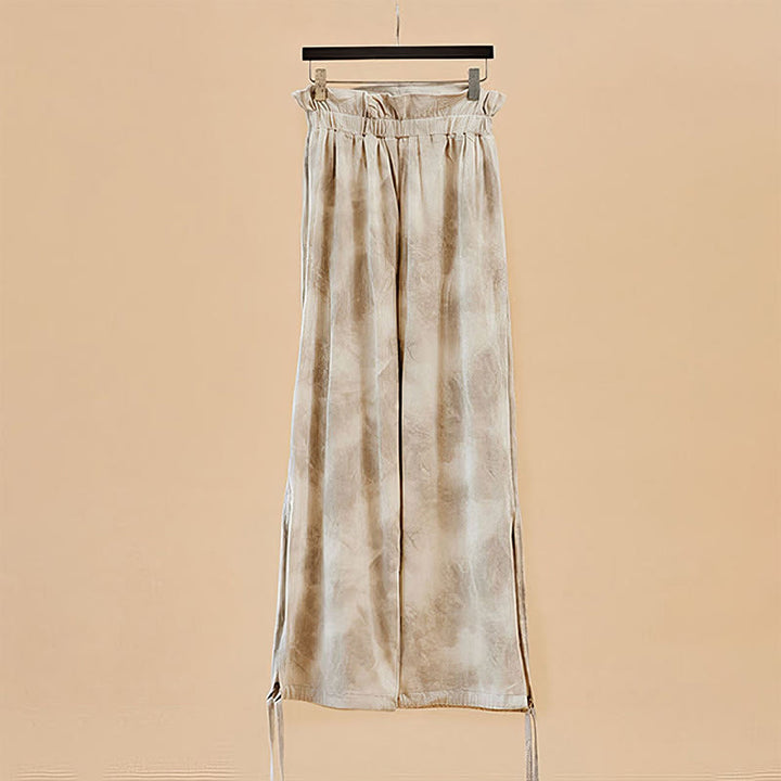 Buddha Stones Lässige Hosenbeinbänder Tintendruck Spandex-Hose für Damen - image 7