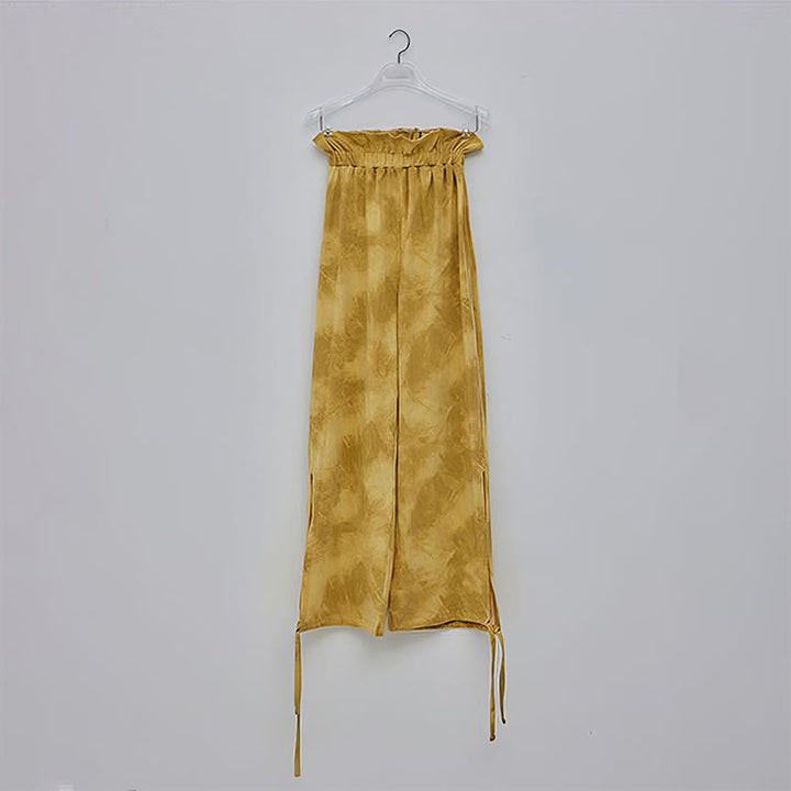 Buddha Stones Lässige Hosenbeinbänder Tintendruck Spandex-Hose für Damen - image 11