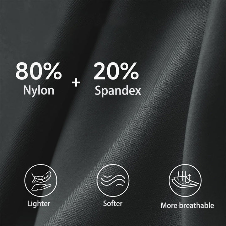 Buddha Stones - Schlichte, hohe Taille, elastisch, atmungsaktiv, Sport-Leggings für Herren