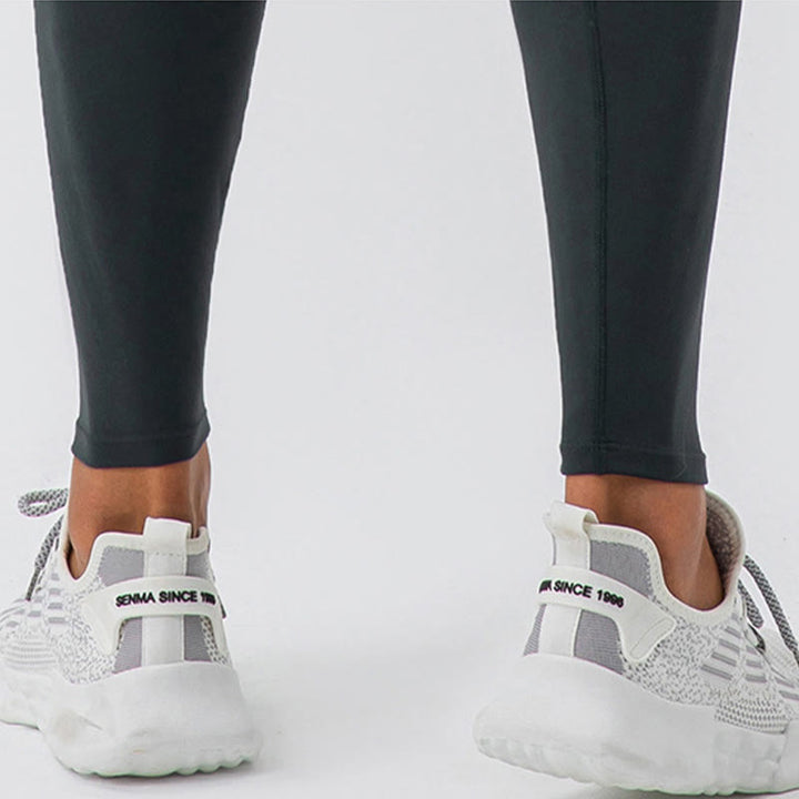 Buddha Stones - Schlichte, hohe Taille, elastisch, atmungsaktiv, Sport-Leggings für Herren