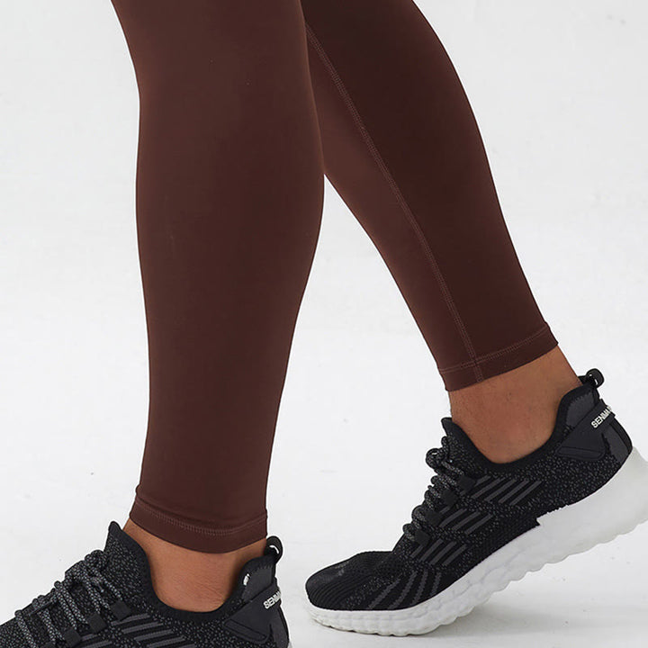 Buddha Stones Leggings mit hoher Taille, schnelltrocknend, atmungsaktiv, Fitnesshose für Herren mit Reißverschlusstasche