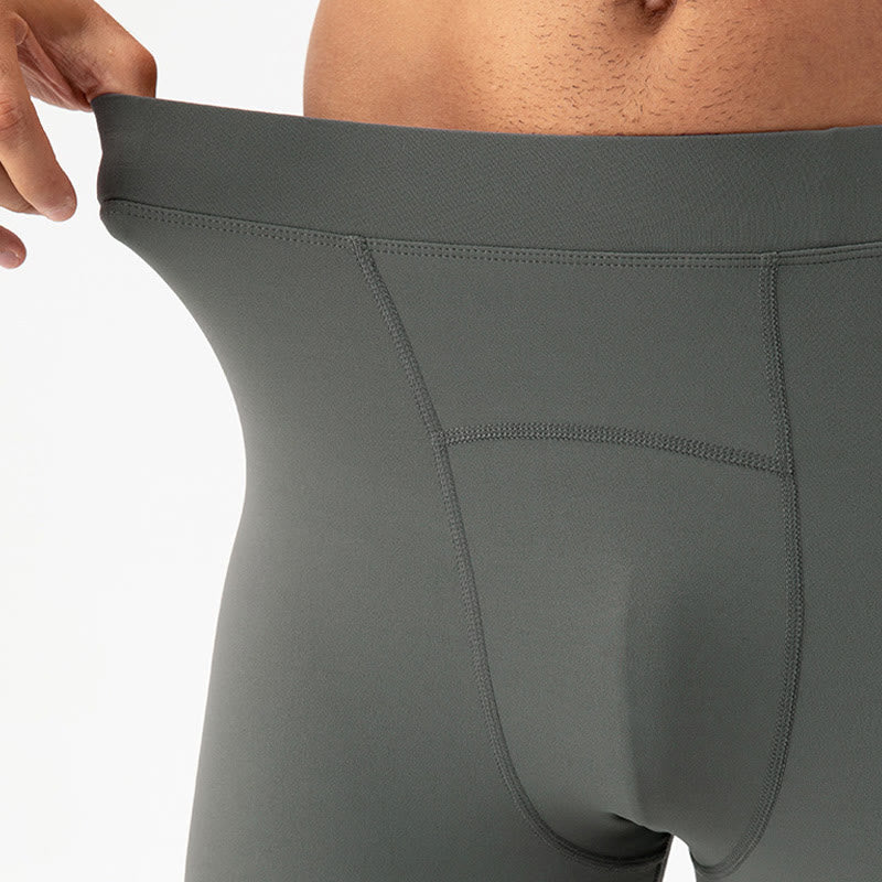 Buddha Stones Leggings für Herren, hohe Taille, elastisch, schnelltrocknend, atmungsaktiv, für Fitnessstudio und Sport - image 12