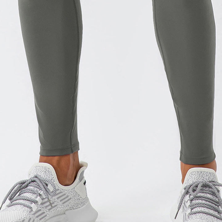 Buddha Stones Leggings für Herren, hohe Taille, elastisch, schnelltrocknend, atmungsaktiv, für Fitnessstudio und Sport - image 11