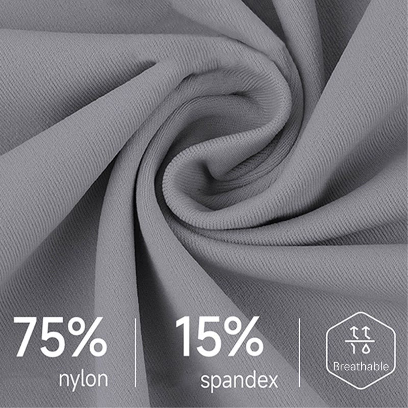 Buddha Stones - Einfarbige, hohe Taille, elastische, atmungsaktive Sport-Leggings für Herren mit Reißverschlusstasche auf der Rückseite - image 5