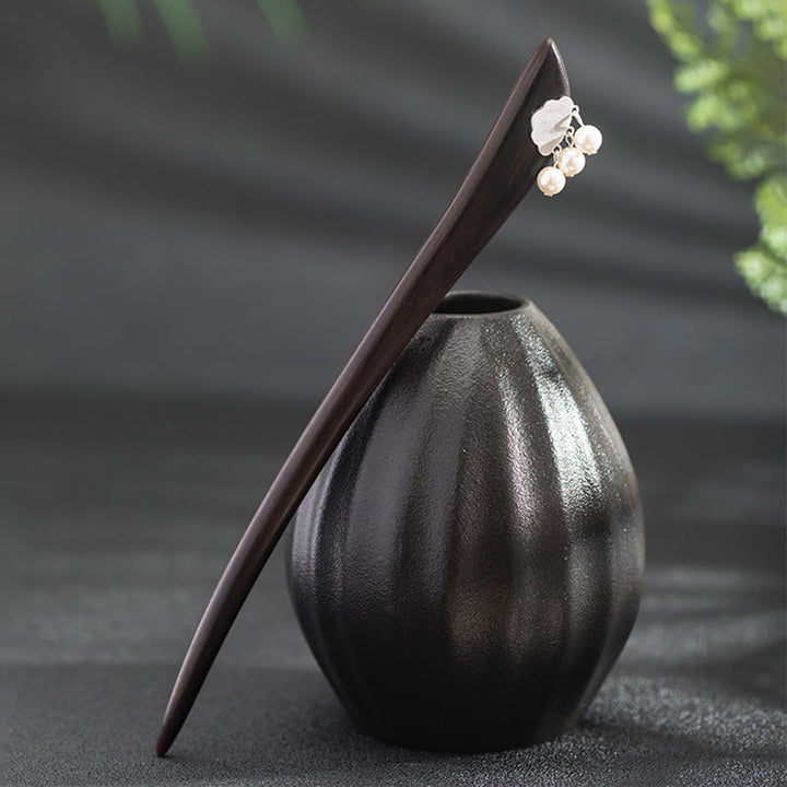 Buddha Stones 925 Sterling Silber Ebenholz Cloud Power Haarnadel - image 7