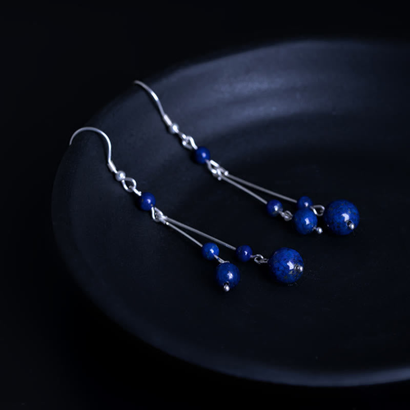 Buddha Stones aus 925er Sterlingsilber mit Lapislazuli-Perlen - image 6