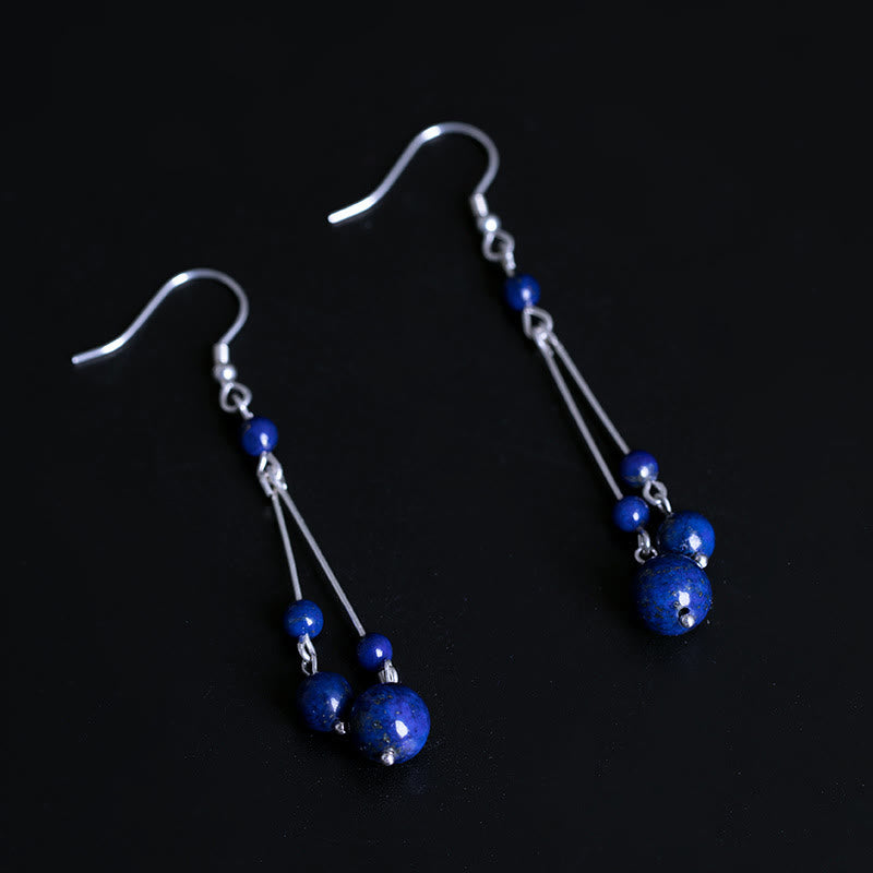 Buddha Stones aus 925er Sterlingsilber mit Lapislazuli-Perlen - image 4