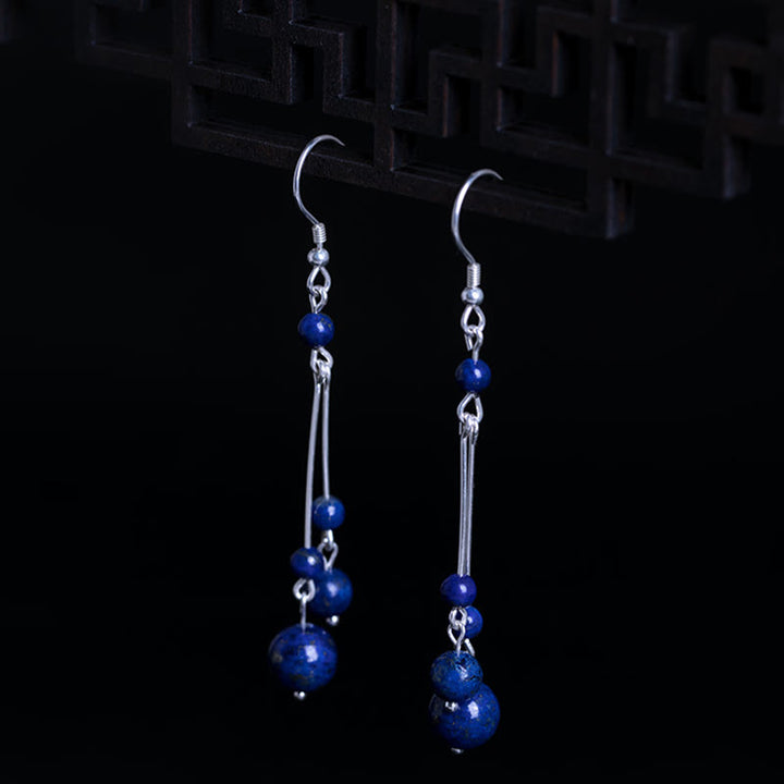 Buddha Stones aus 925er Sterlingsilber mit Lapislazuli-Perlen - image 3