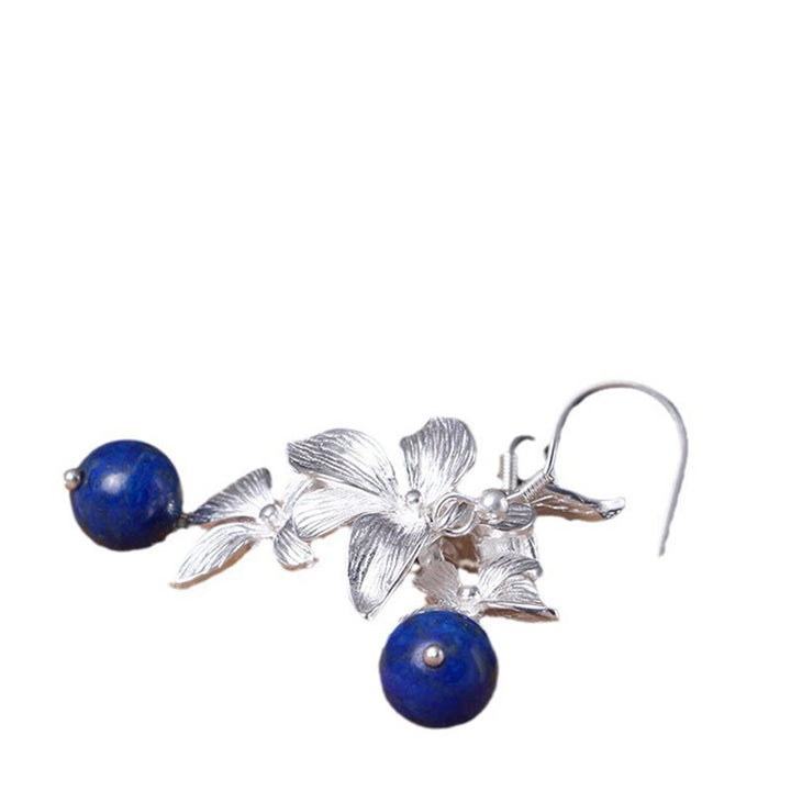 Buddha Stones aus 925er Sterlingsilber mit Lapislazuli-Motiv im Ethno-Stil - image 7