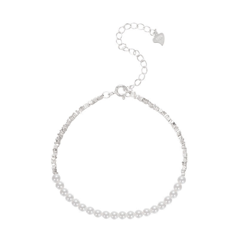 Buddha Stones 925 Sterling Silber Perlen Schutz Fußkettchen