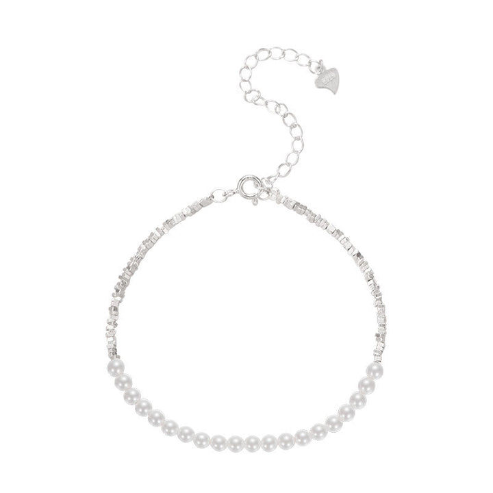 Buddha Stones 925 Sterling Silber Perlen Schutz Fußkettchen