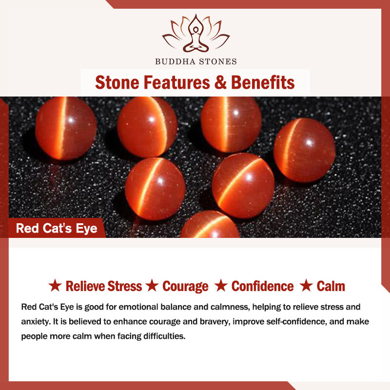 Buddha Stones Halskettenanhänger mit Katzenaugen-Motiv – ein Symbol für Selbstvertrauen - image 12