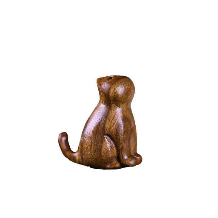 Buddha Stones, kleines Blatt, rotes Sandelholz, Ebenholz, Sandelholz, grünes Sandelholz, Glücksbringer, Mini-Katze, Hirsch, beruhigend, Telefon, hängende Dekoration - image 12