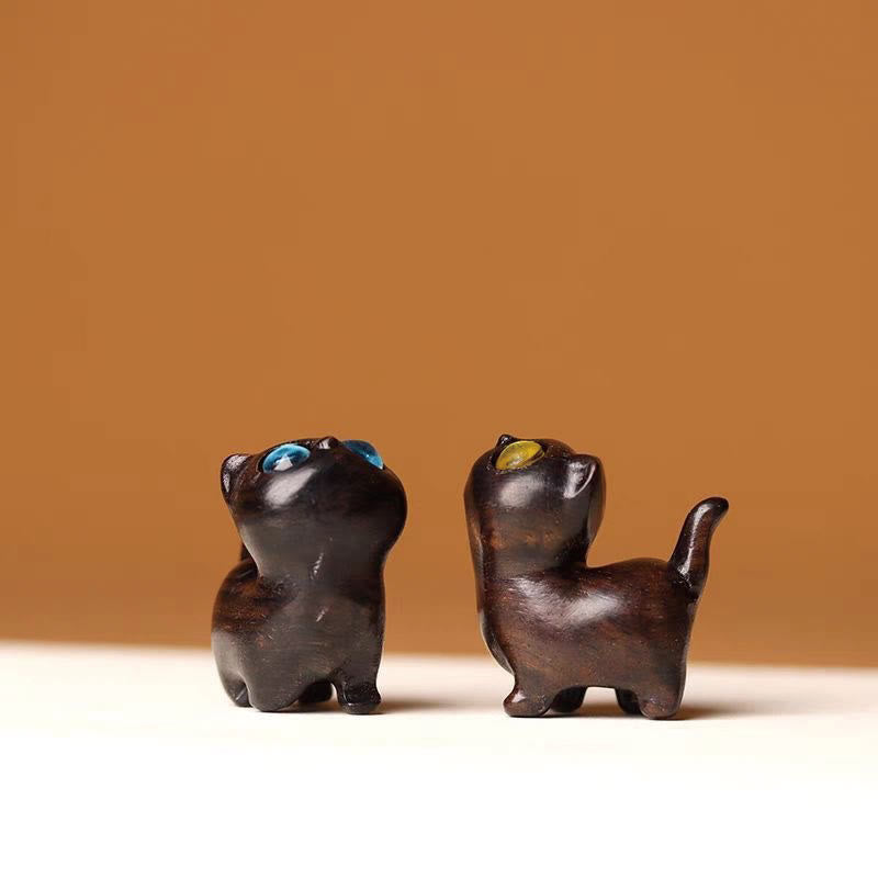 Buddha Stones, grünes Sandelholz, Ebenholz, Sandelholz, kleines Blatt, rotes Sandelholz, Mini-Glückskatze, Friedensdekoration - image 33