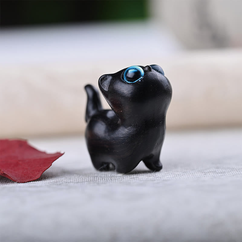 Buddha Stones, grünes Sandelholz, Ebenholz, Sandelholz, kleines Blatt, rotes Sandelholz, Mini-Glückskatze, Friedensdekoration - image 10