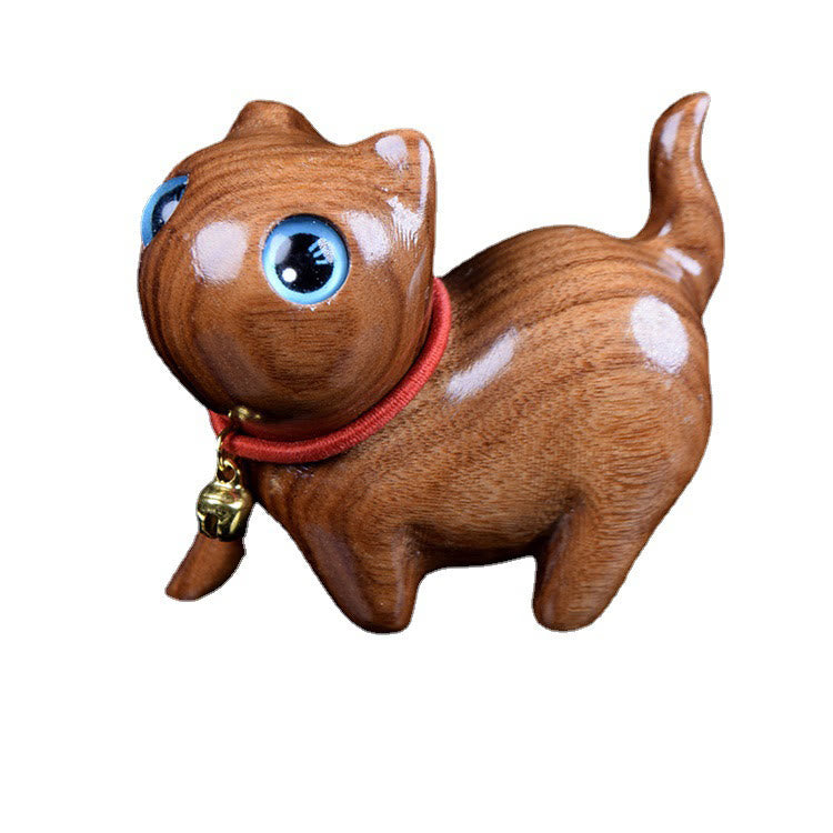 Buddha Stones, Rosenholz-Schnitzerei, Katze, Wärme, Heimdekoration - image 1