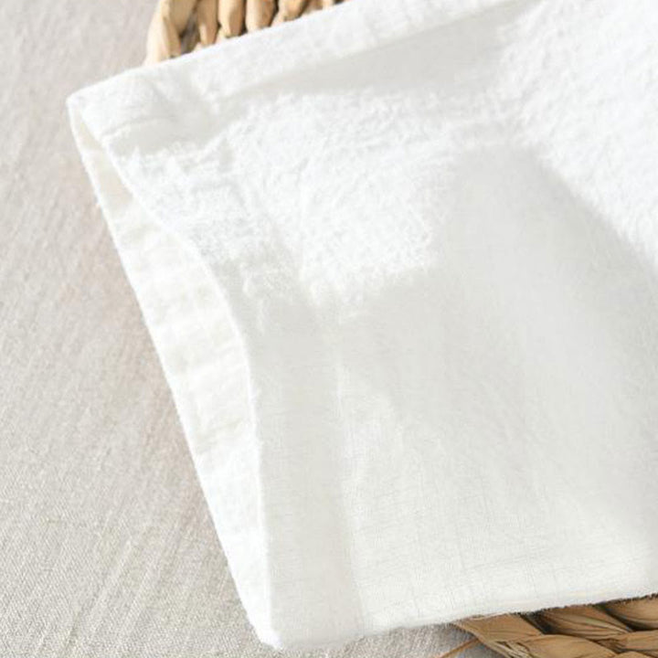 Buddha Stones Sommer Casual Kordelzug Ramie Leinen Herrenhose mit Taschen - image 8