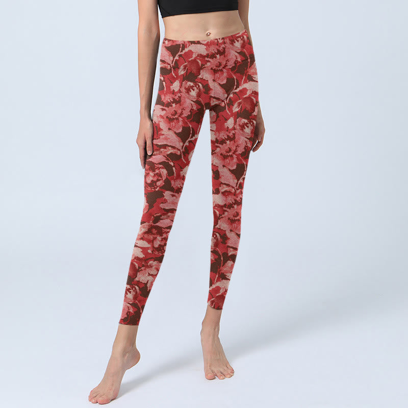Buddha Stones Print Sport Fitness Leggings Damen Yogahose - image 6