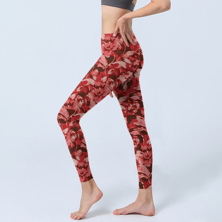Buddha Stones Print Sport Fitness Leggings Damen Yogahose - image 2