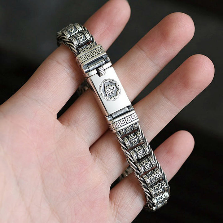 Buddha Stones, tibetische Kupferschnalle, Om Mani Padme Hum, Peace-Metallarmband - image 10