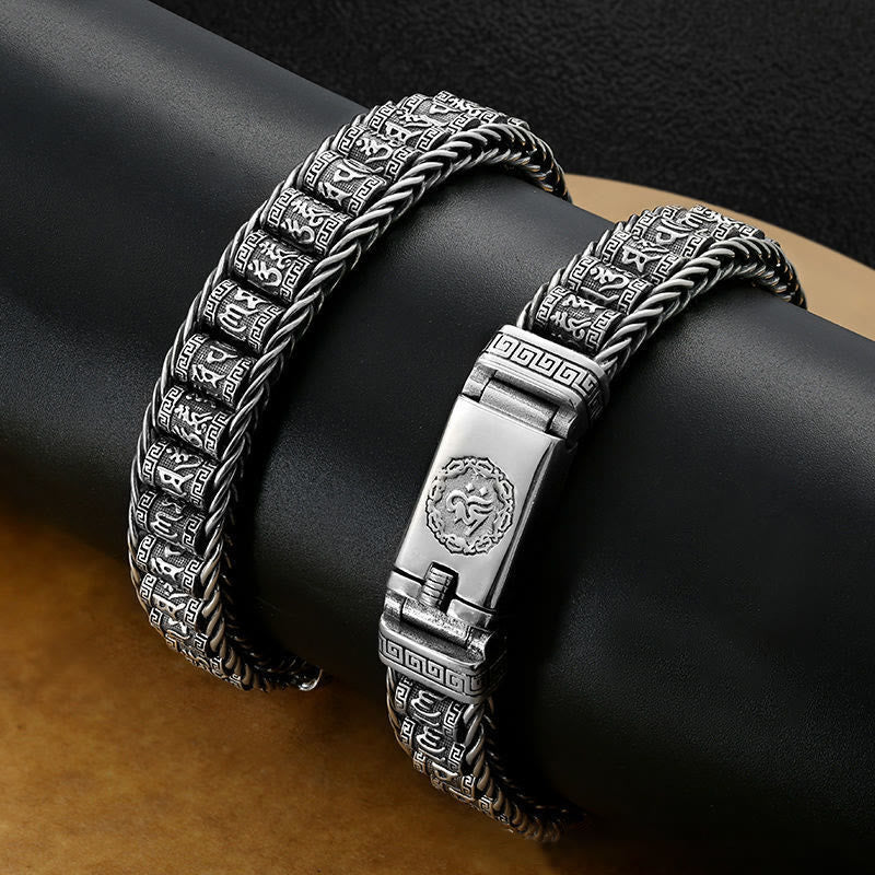 Buddha Stones, tibetische Kupferschnalle, Om Mani Padme Hum, Peace-Metallarmband - image 9