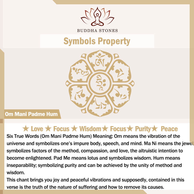 Buddha Stones Tibetischen Om Mani Padme Hum Vajra Muster Kupfer Fokus Drehbare Ring