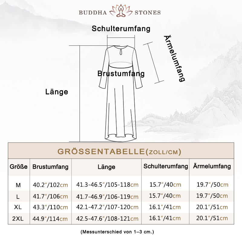 Buddha Stones ​​2-teiliges einfarbiges Midikleid mit weitem Bein, geeignet für Meditation, spirituelle Zen-Übungen, Yoga und Tanz - image 5
