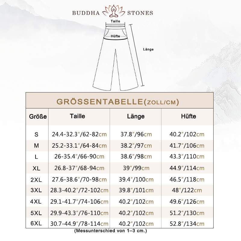 Buddha Stones 2-teiliges Damen-Kleidungsset mit kurzen Ärmeln, Oberteil, T-Shirt und Hose, Meditation, Zen, Tai Chi, Baumwolle und Leinen - image 4