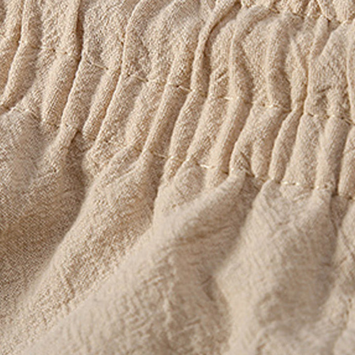 Buddha Stones 2-teiliger Tang-Anzug aus Baumwolle und Leinen mit Froschknöpfen, kurzärmelig, Hose, Kleidung für Herren - image 11