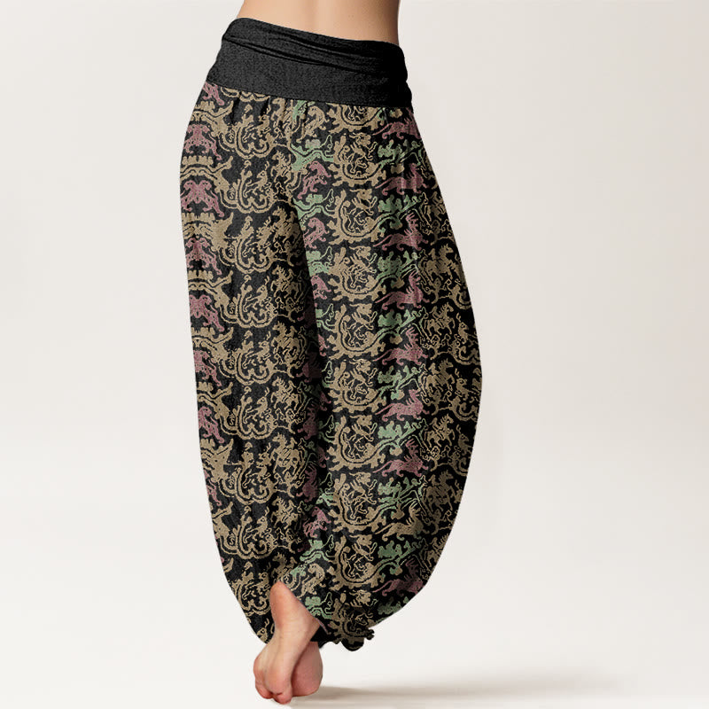 Buddha Stones Animal Stripes Design Damen Haremshose mit elastischer Taille - image 2