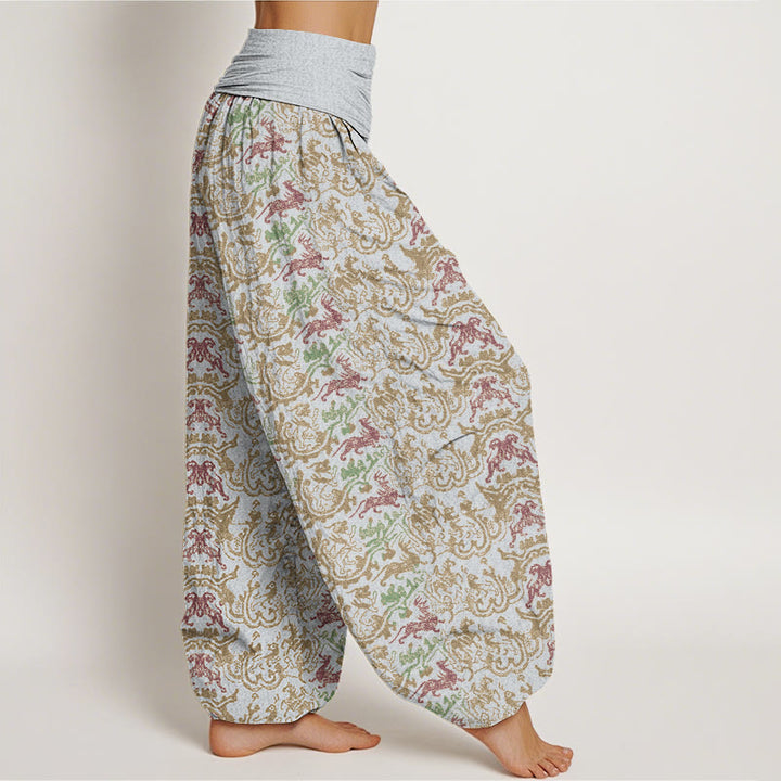 Buddha Stones Animal Stripes Design Damen Haremshose mit elastischer Taille - image 7