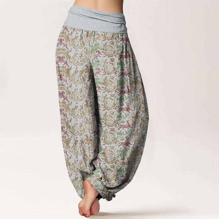 Buddha Stones Animal Stripes Design Damen Haremshose mit elastischer Taille - image 6